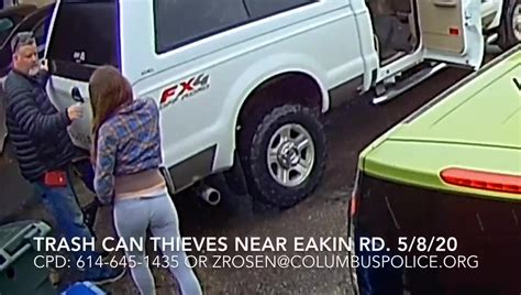 Watch Video Cpd Searching For Trash Can Thieves Nbc4 Wcmh Tv