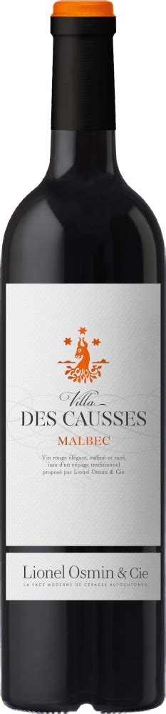 Osta Villa Des Causses Malbec IGP Lionel Osmin Cie Verkosta