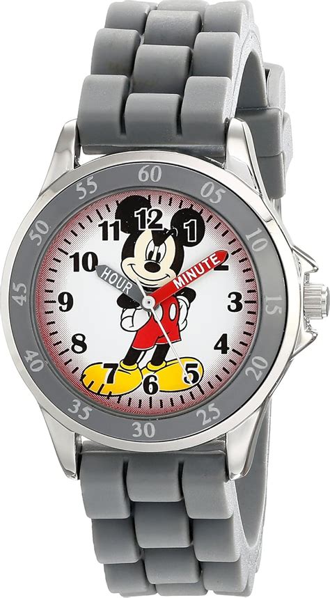 Accutime Rel Gio De Pulso Anal Gico Disney Mickey Mouse Minnie Mouse De