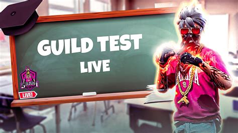 FREE FIRE GUILD TEST IN LIVE 1VS2 LIVE ROOM PLAYING FREE FIRE