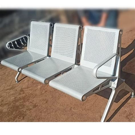 Silver Three Seater Waiting Chair For Hospital At Rs In Manesar