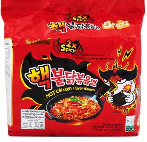 Instant Stir Fried Ramen Extreme Buldak Hot Chicken Flavour Samyang