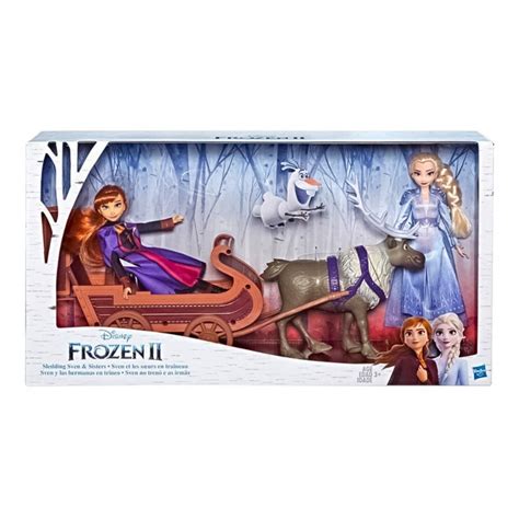 Dabdoob Disney Frozen Sledding Sven And Sisters Set