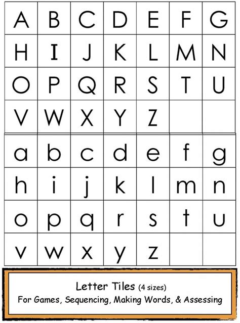 Lower And Uppercase Letters Printable