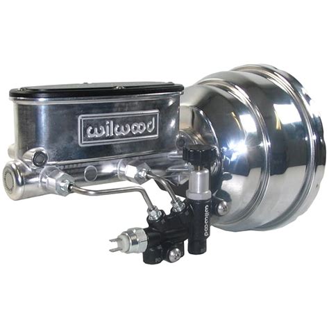 Buy NEW CHROME POWER BRAKE BOOSTER AND POLISHED WILWOOD MASTER CYLINDER