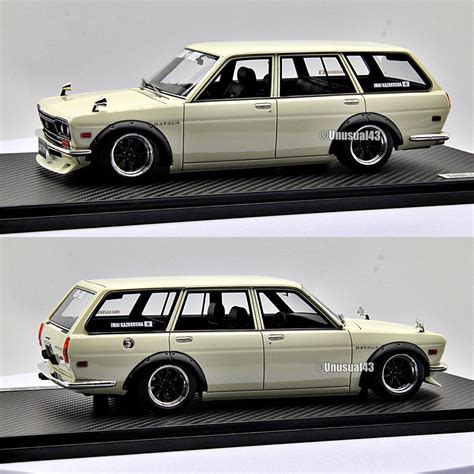 Ignition Model Datsun Bluebird Wagon White Hobbies Toys