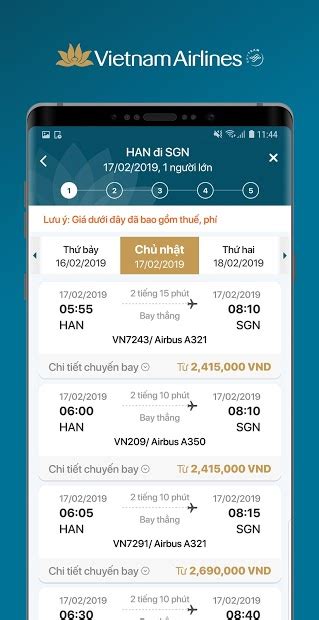 Ứng Dụng Vietnam Airlines Nơi Mua Vé Máy Bay Checkin Online Link