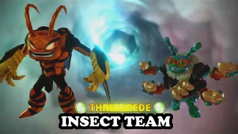 Skylanders Imaginators Swarm And Thrillipede Gameplay Insect Team