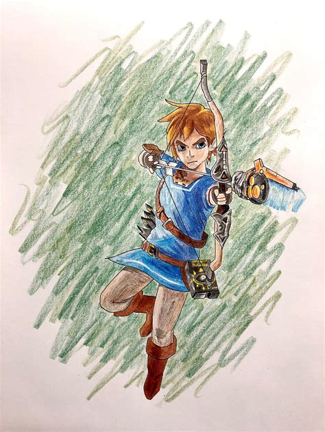 Zelda And Link Drawing