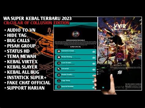 WA SUPER KEBAL TERBARU UNCLONE WHATSAPP IMMUN ANTI VIRTEX SLAYER