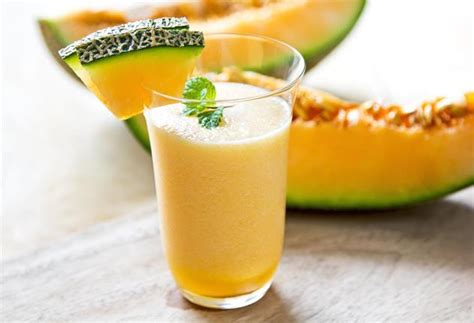 Smoothie Au Melon Et Au Lait D Amande