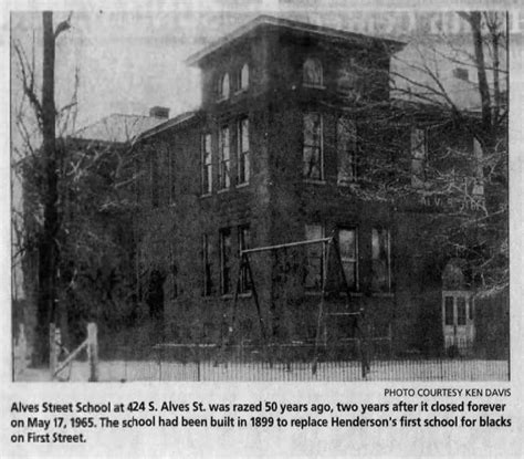 Alves Street School Historic Henderson