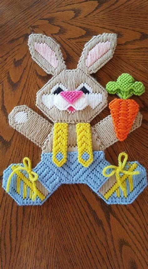 Free Easter Bunny Plastic Canvas Patterns Printable Templates Free