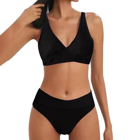 Hapimo Women S Bikini Swimsuit Hawaiian Tropical Print Beachwear Summer