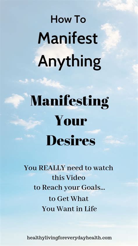 How To Manifest What You Want Body Mind Soul Manifestation How