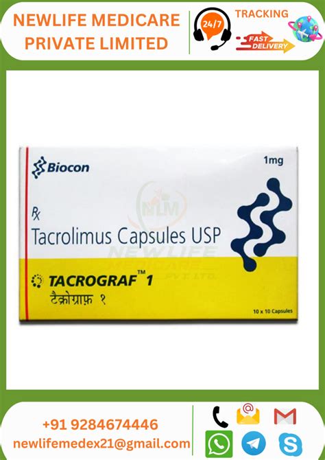 Tacrolimus Mg Tacrograf Mg Capsules Biocon At Rs Stripe In Nagpur