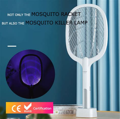 Functional Mosquito Racket 365nm UV Light Mosquito Killer Lamp