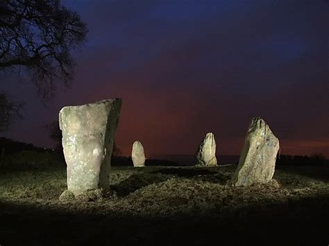 Nine Stones Close Stone Circle West Of Stanton Moor Derbyshire