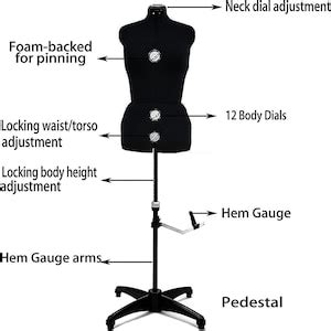 13 Dials Female Fabric Adjustable Mannequin Dress Form For Sewing