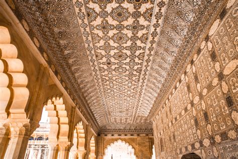 Sheesh Mahal In Jaipur Amer Fort S Glass Palace Laure Wanders