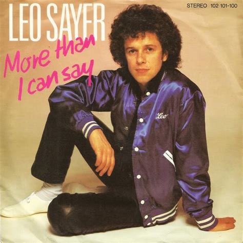 Leo Sayer – More Than I Can Say Lyrics | Genius Lyrics