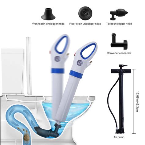 Imported Toilets Bathroom High Pressure Air Drain Pump Plunger Sink