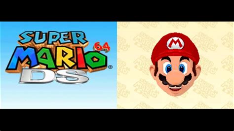 Super Mario 64 Ds Title Screen Youtube