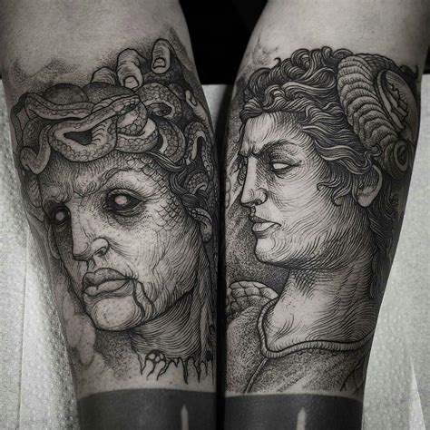 Perseus Vs Medusa By Robert Borbas Grindesign Tattoo Best Sleeve