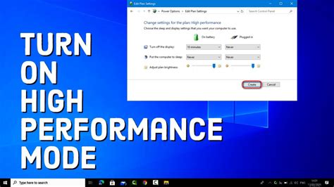 How To Turn On High Performance Mode In Windows Youtube