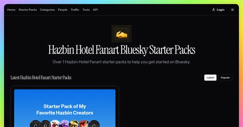 Hazbin Hotel Fanart Bluesky Starter Packs 1 Lists • Apr 2025