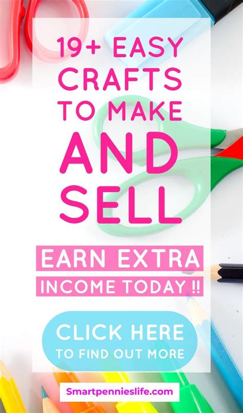 19 Crafts To Make And Sell To Make Money Smartpennieslife Diy Money Making Crafts Money