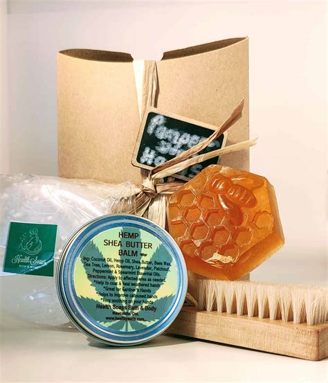 Pamper Your Hands Hemp Shea Butter Balm Set Health Soaps Bath And Body