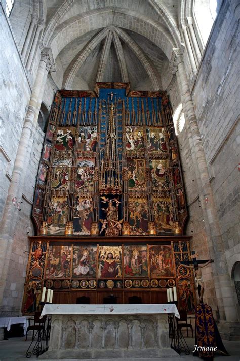 Catedral de Tudela Altar Mayor con el magnífico retablo de Pedro Díaz