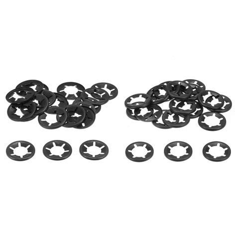 Uxcell 40 Pack Internal Tooth Star Lock Washers Set M14 M16 Quick Speed