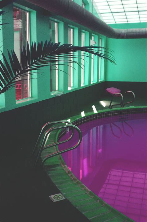 Purple Pool New Retro Wave Retro Waves Image Tumblr Neon Noir 8bit