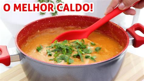 Caldo De Kenga Frango Mandioca Receita YouTube