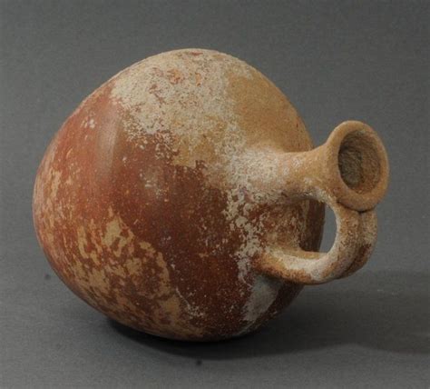 Ancient Red Glazed Terracotta Single Handed Amphora Lot 24 Terracotta Pottery Ancient