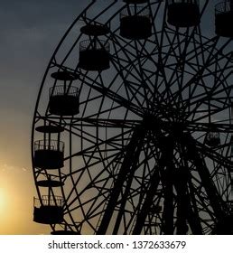 Funfair Ferris Wheel Sunset Stock Photo 2219881237 Shutterstock