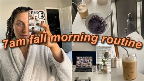 7am Fall Morning Routine 2021 Productive Healthy Youtube