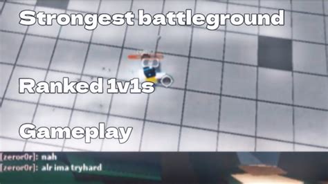 Roblox Strongest Battleground Ranked V S Youtube