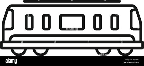 Train Passenger Wagon Icon Outline Style Stock Vector Image Art Alamy