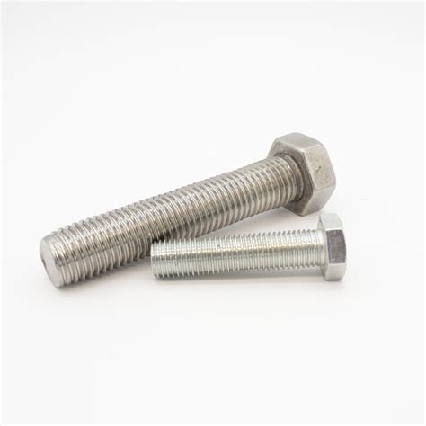 Stainless Steel 304 Hex Bolt DIN933 With DIN934 Nut SS316 Bolt Nut