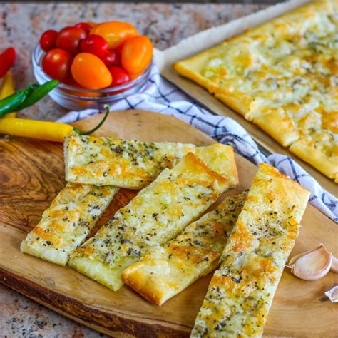 Homemade Cheesy Garlic Breadsticks From Gate To Plate