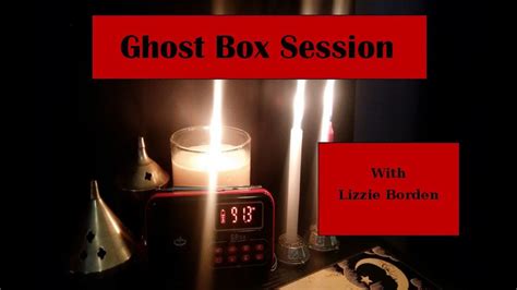 Lizzie Borden Ghost Box Session Youtube