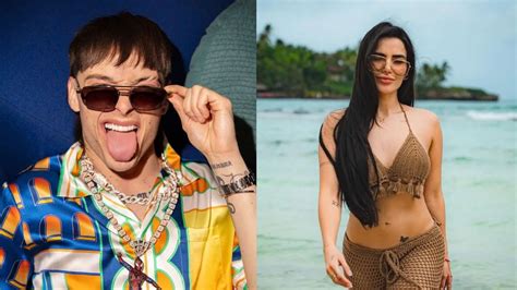 Peso Pluma estrena romance con Dania Méndez de Acapulco Shore y la