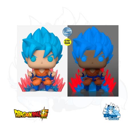 Funko Dragon Ball Super SSGSS Goku Kaio Ken Times Twenty GITD