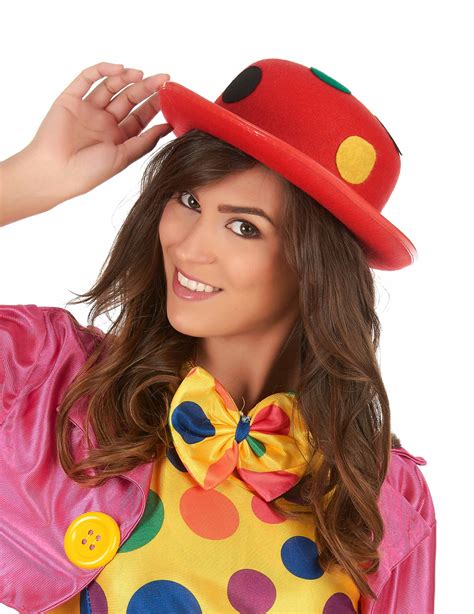 Cappello Rosso Clown Per Adulto Cappelli E Vestiti Di Carnevale Online