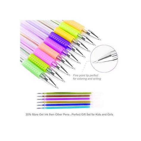 Glitter Gel Pens Color Glitter Pen Set For Making Cards More