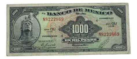 Billete Coleccionable 1000 Pesos Cuauhtémoc