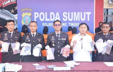 Mei 2024 Polres Tebing Tinggi Ungkap 22 Kasus Narkoba Dan Amankan 23